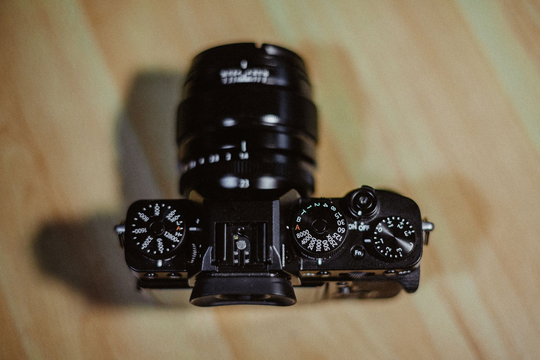 Horní strana fotoaparátu Fujifilm X-T3