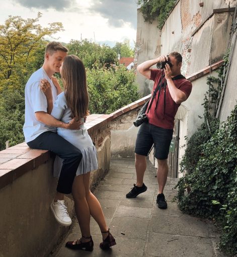 Fotografie Martin Holík zachycený při práci Fotografie Martin Holík zachycený při práci